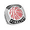 Zilveren Basketbal Diamond Sports Championship Rings