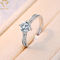 3A zirkoon Sterling Silver Custom Wedding Rings voor Vrouwen