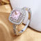 AMERIKAANSE CLUB VAN AUTOMOBILISTEN CZs Gepersonaliseerd Sterling Silver Jewelry Wedding Ring
