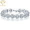 De Duim van GDT van de hartvorm 7.6 Diamond Bracelets For Women